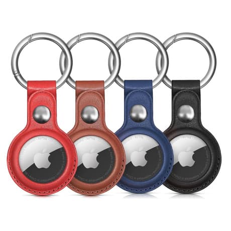 MG PU Leather kryt na Apple AirTag 4ks, farebné 1