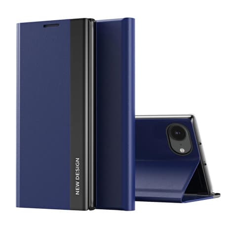 MG Sleep Case Pro knižkové puzdro na iPhone 16e, modré 1