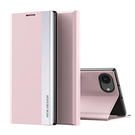 MG Sleep Case Pro knižkové puzdro na iPhone 16e, ružové