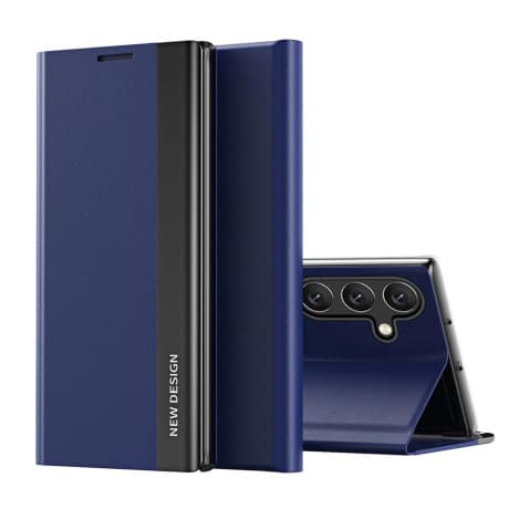 MG Sleep Case Pro knižkové puzdro na Samsung Galaxy S25 Edge, modré 1