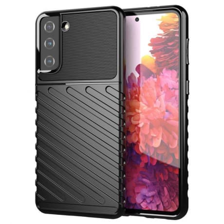 MG Thunder silikónový kryt na Samsung Galaxy S22 Plus, čierny 1