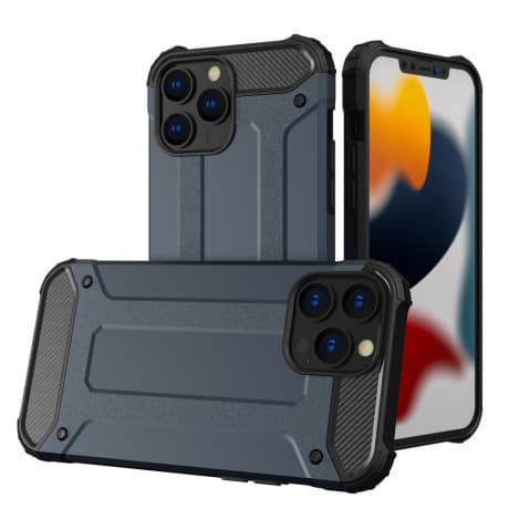 MG Hybrid Armor plastový kryt na iPhone 13 Pro Max, modrý 1