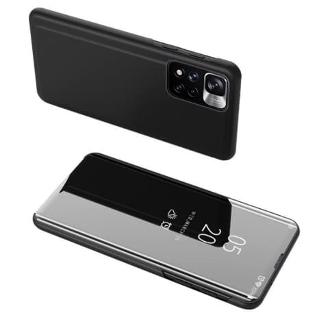 MG Clear View knižkové puzdro na Xiaomi Redmi Note 11S / Note 11, čierne 1