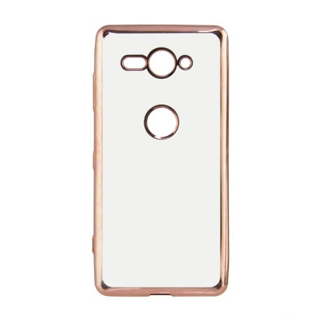Gumené púzdro Metalic Slim pre Sony Xperia XZ2 ružové