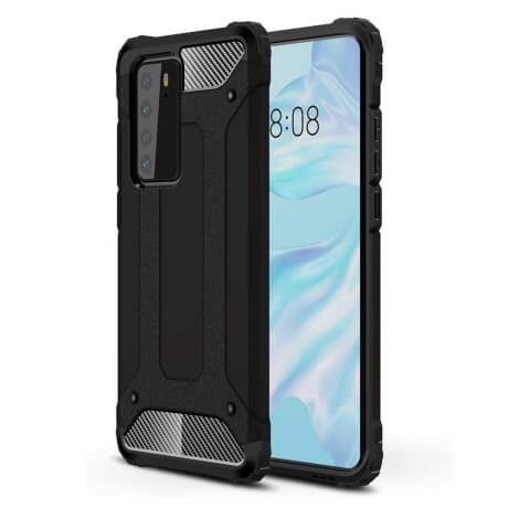 MG Hybrid Armor plastový kryt na Huawei P40, čierny 1