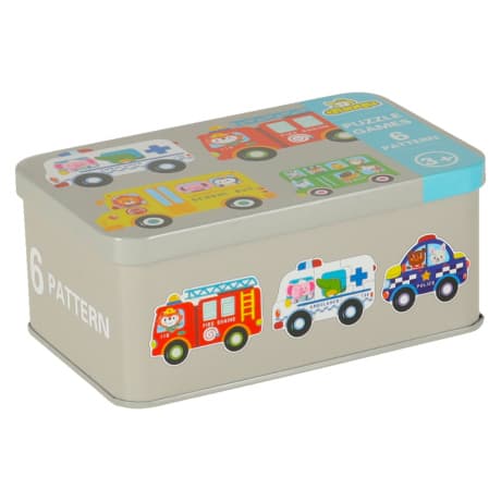 MG Fun Set puzzle dopravné vozidlá, 6 vzorov 1