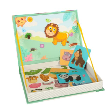 MG Magnetic Book magnetické puzzle, safari 1