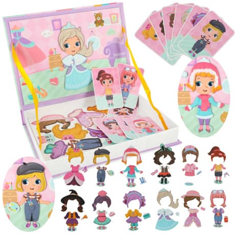 MG Magnetic Book magnetické puzzle, dolls 1