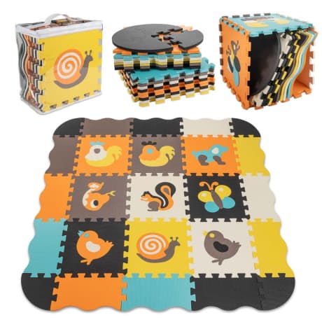 MG SoftPlay penové puzzle podložka 25ks, animals 1