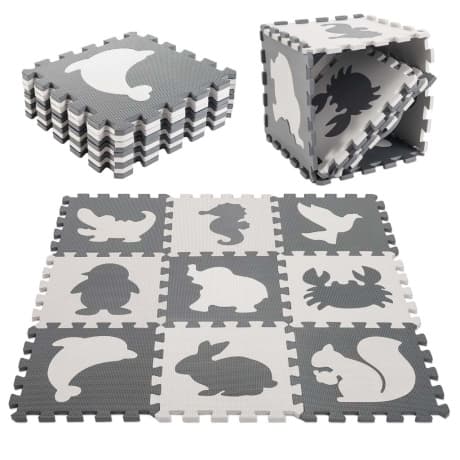 MG SoftPlay penové puzzle podložka 9ks, animals 1