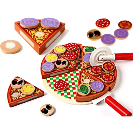 MG Pizza Set drevená krájacia pizza 1