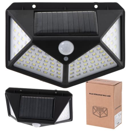 MG Wall Lamp solárna lampa 100 LED, čierna 1