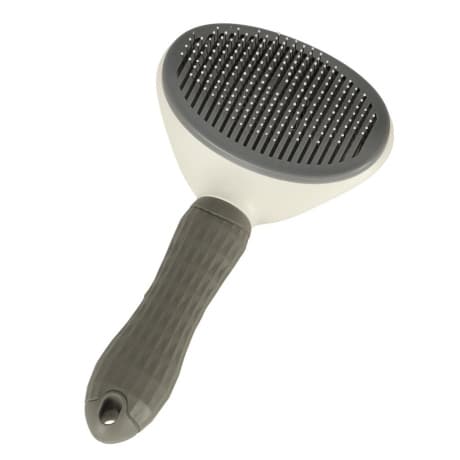 MG Brush samočistiaca kefa na srsť, sivá 1