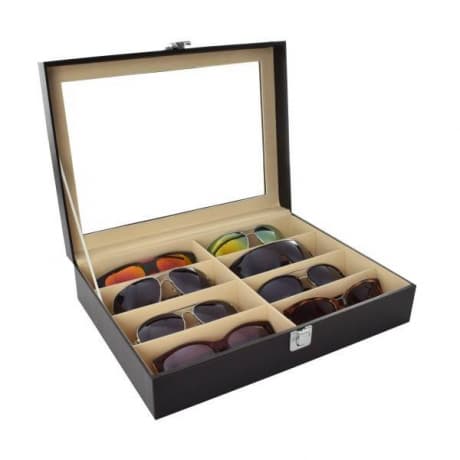 MG Organizer box na okuliare, čierny 1