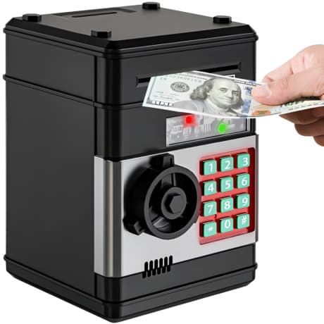 MG Money Box detská pokladnička / trezor, čierny 1
