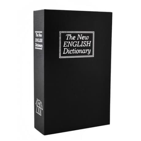 MG Book trezor v knihe, čierny 1