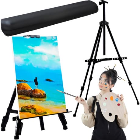 MG Painting Easel maliarsky stojan 77 - 160 cm, čierny 1