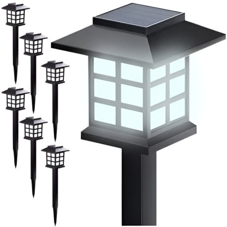 MG Garden Lamp V2 solárna lampa 6ks, čierna 1