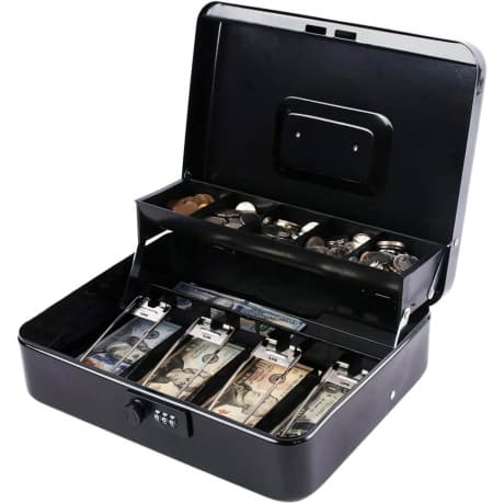 MG Money Box trezor na bezpečnostný kód, čierny