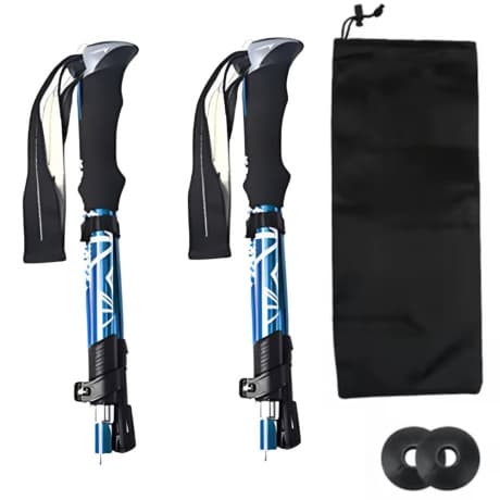MG Nordic Walking trekingové palice 34 -127 cm, modré 1