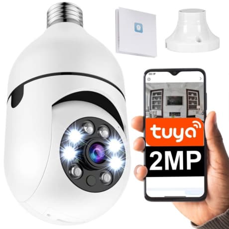 MG panoramatická kamera v žiarovke 2Mpx WiFi IP, biela 1