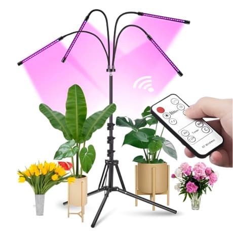 MG Plant Light Tripod LED lampa na rastliny 36W, čierna 1