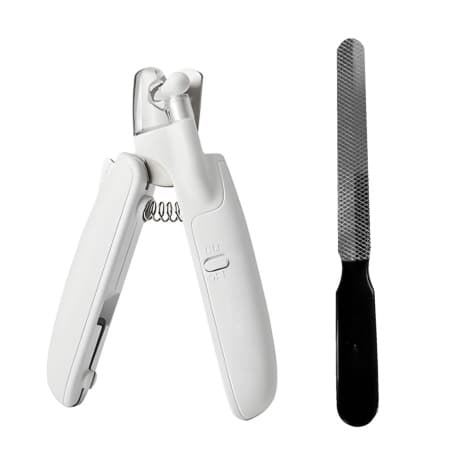 MG Pet Clipper elektrický zastrihávač pazúrov pre mačky a psy, biely