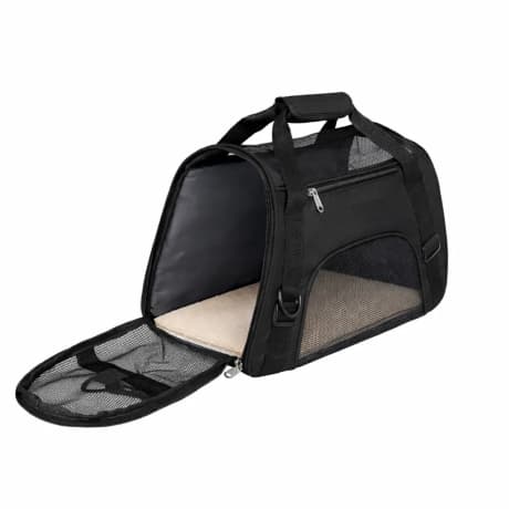 MG Animal prepravná taška pre mačky a psy 48x25 cm, čierna