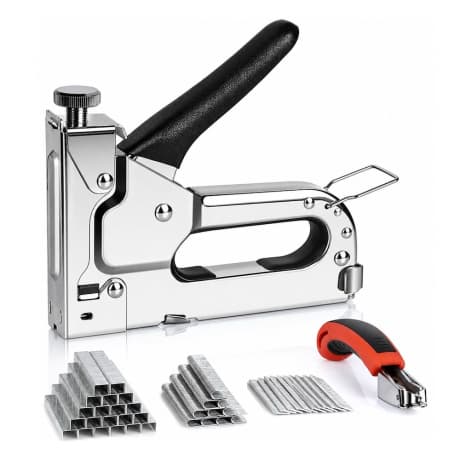 MG Stapler ručná sponkovačka na na čalúnenie a drevo, strieborná 1