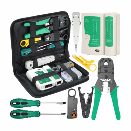 MG BS-470 tester káblov RJ45 s príslušenstvom 1