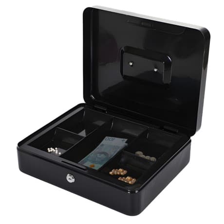MG Money Box trezor na kľúč 24x30cm, čierny 1