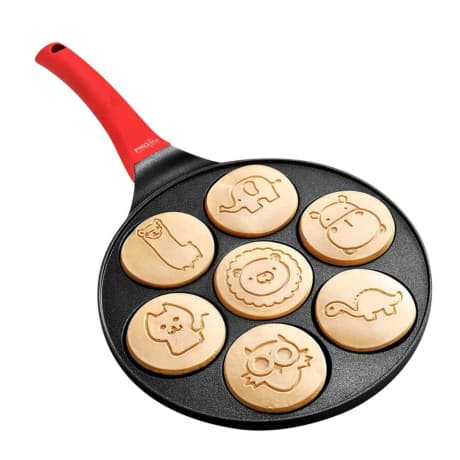 MG Pancakes Animals panvica na lievance 26.5cm, čierna/červená 1