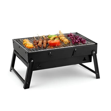 MG BBQ prenosný gril, čierny 1