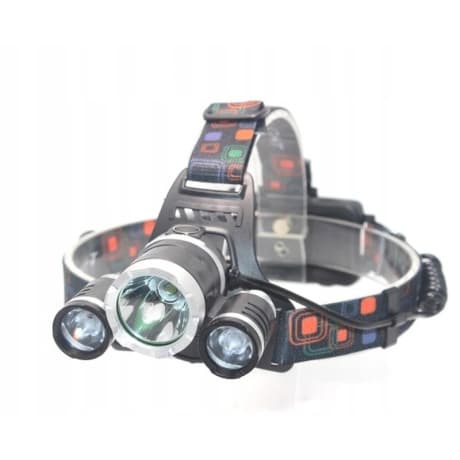 MG T6 čelovka 3x LED 1000lm, čierna 1