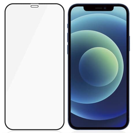 MG Hard Full Glue ochranné sklo na iPhone 12 mini, čierne 1