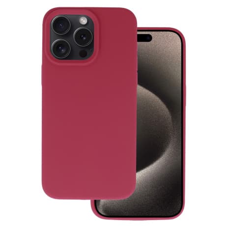 MG Silicone Lite kryt na iPhone 16 Pro Max, bordový 1