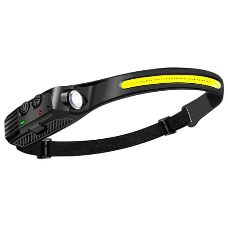 MG W689-1 LED čelovka, čierna/žltá 1