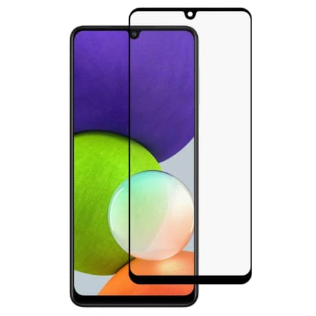 MG Hard Full Glue ochranné sklo na Samsung Galaxy A22 4G / M22 4G, čierne 1