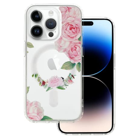 MG Flower MagSafe kryt na iPhone 13 Pro Max, pink flower 1