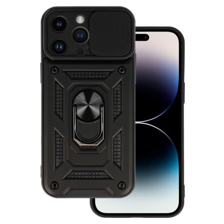 MG Slide Armor kryt na iPhone 15 Pro Max, čierny 1