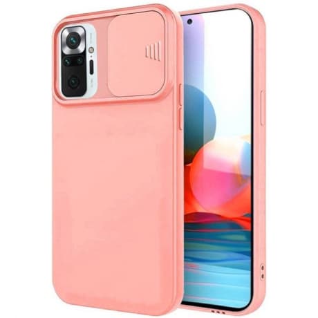 MG Privacy Lens silikónový kryt na Xiaomi Redmi Note 9S / Pro, oranžový 1