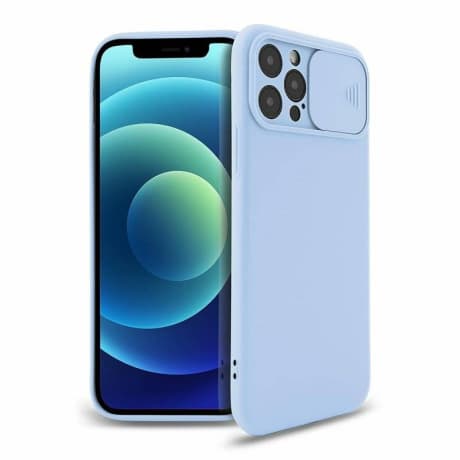 MG Privacy Lens silikónový kryt na iPhone 13 Pro, modrý 1