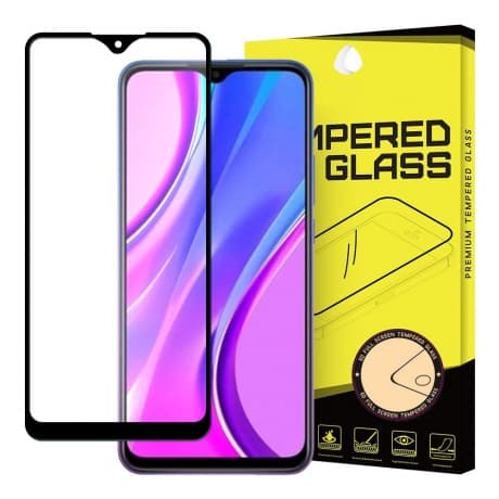 MG Full Glue Super Tough ochranné sklo na Xiaomi Redmi 9, čierne 1