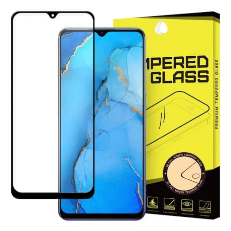 MG Full Glue Super Tough ochranné sklo na Oppo Reno 3, čierne 1