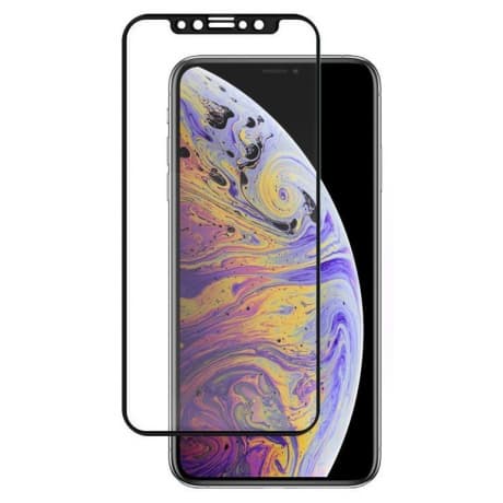 MG Full Cover Flexi Nano Hybrid ochranné sklo na iPhone 12 mini, čierne 1
