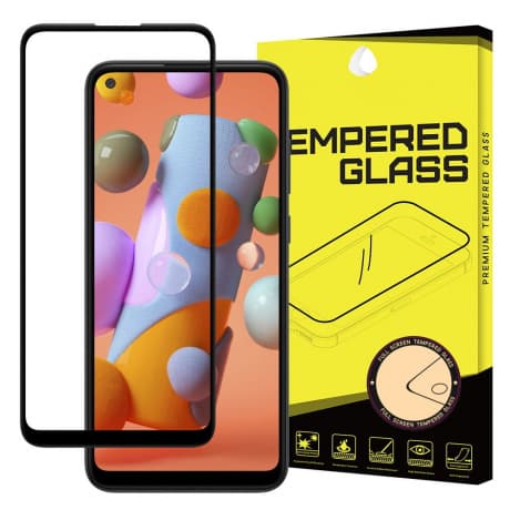 MG Full Glue Super Tough ochranné sklo na Samsung Galaxy A11 / M11, čierne 1