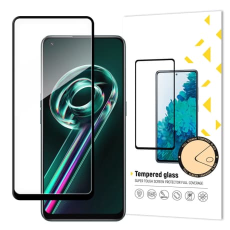 MG Full Glue Super Tough ochranné sklo na Realme 9 Pro Plus, čierne 1
