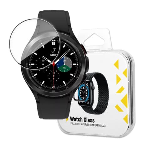 MG Watch Glass Hybrid ochranné sklo na Samsung Galaxy Watch 4/5 44 mm, čierne 1