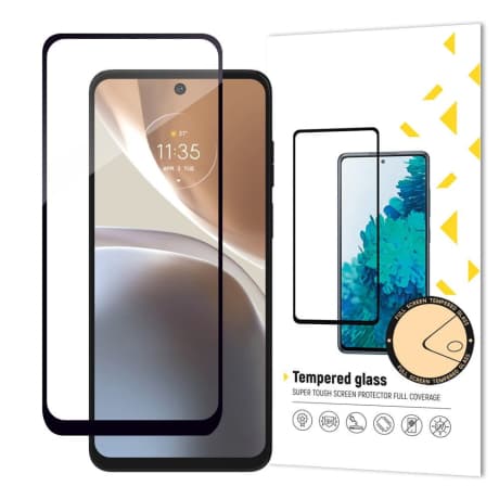 MG Full Glue ochranné sklo na Motorola Moto G32, čierne 1