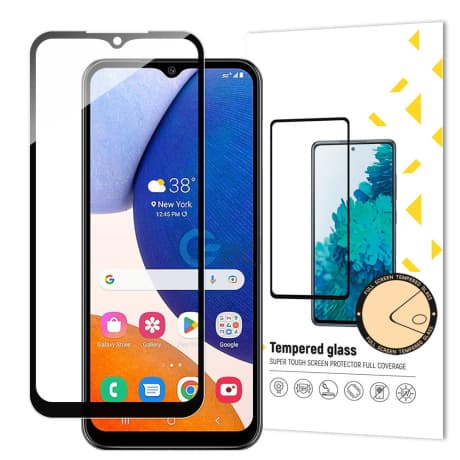 MG Full Glue ochranné sklo na Samsung Galaxy A14 5G, čierne 1